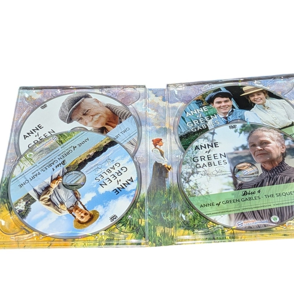 Anne of Green Gables Complete 4‎ Part Film Collection 8-Disc DVD Box Set Book - Picture 6 of 8